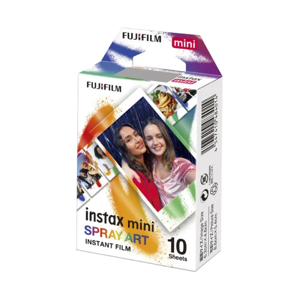 Filme Fujifilm Instax com 10 Spray Art