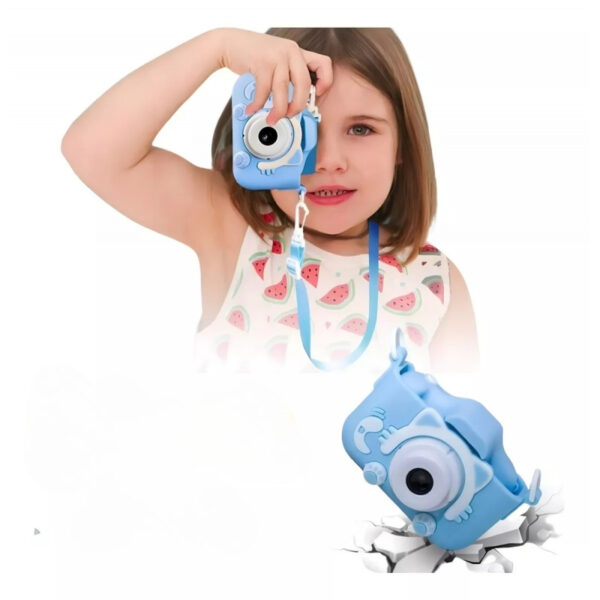 Câmera fotográfica digital infantil com capa - Image 2