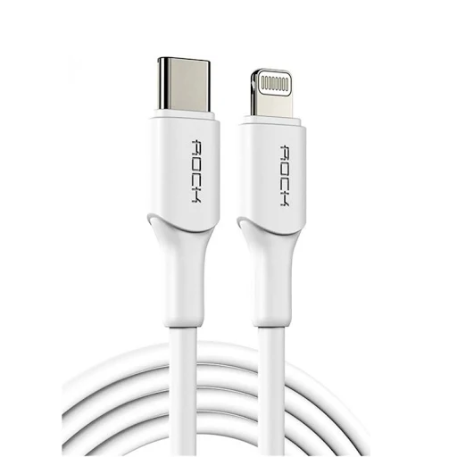 Cabo Usb-c Turbo 20w Para Iphone e Ipad Branco Rock - Imagem 2