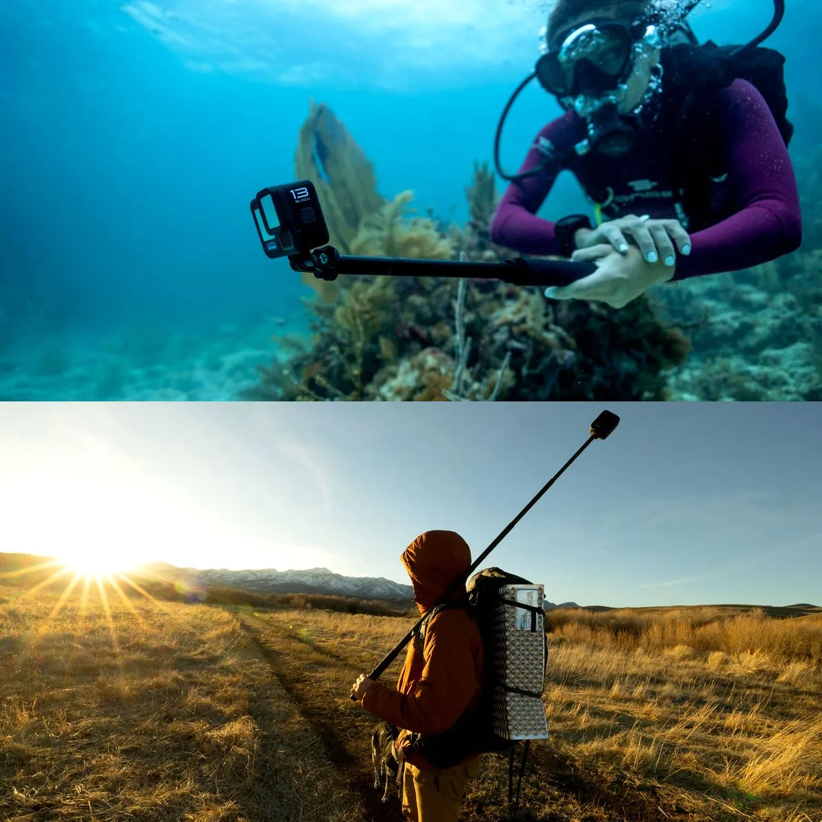 Bastão Extensor Invisível De 1,2m Original GoPro - Imagem 4