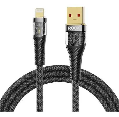 Cabo Transparente USB para Lightning ROCK Z21