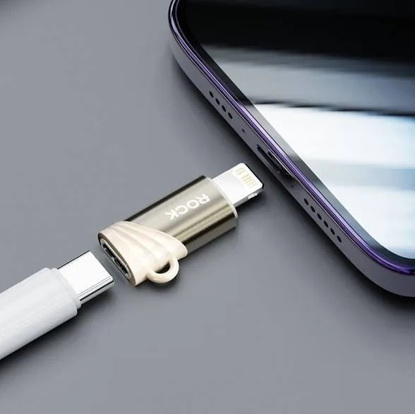 Adaptador Type-c Para Lightning Rock - Imagem 3
