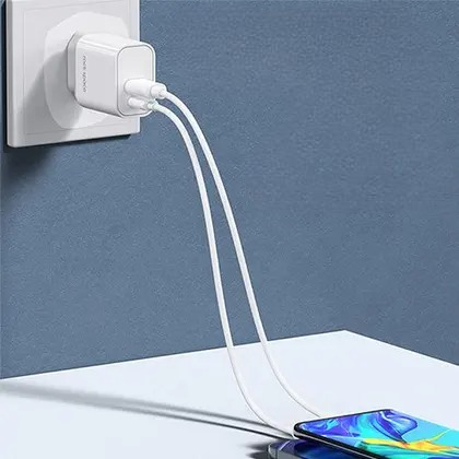 Carregador duplo (usb-c+a) pd 20w T43 Rock - Imagem 2