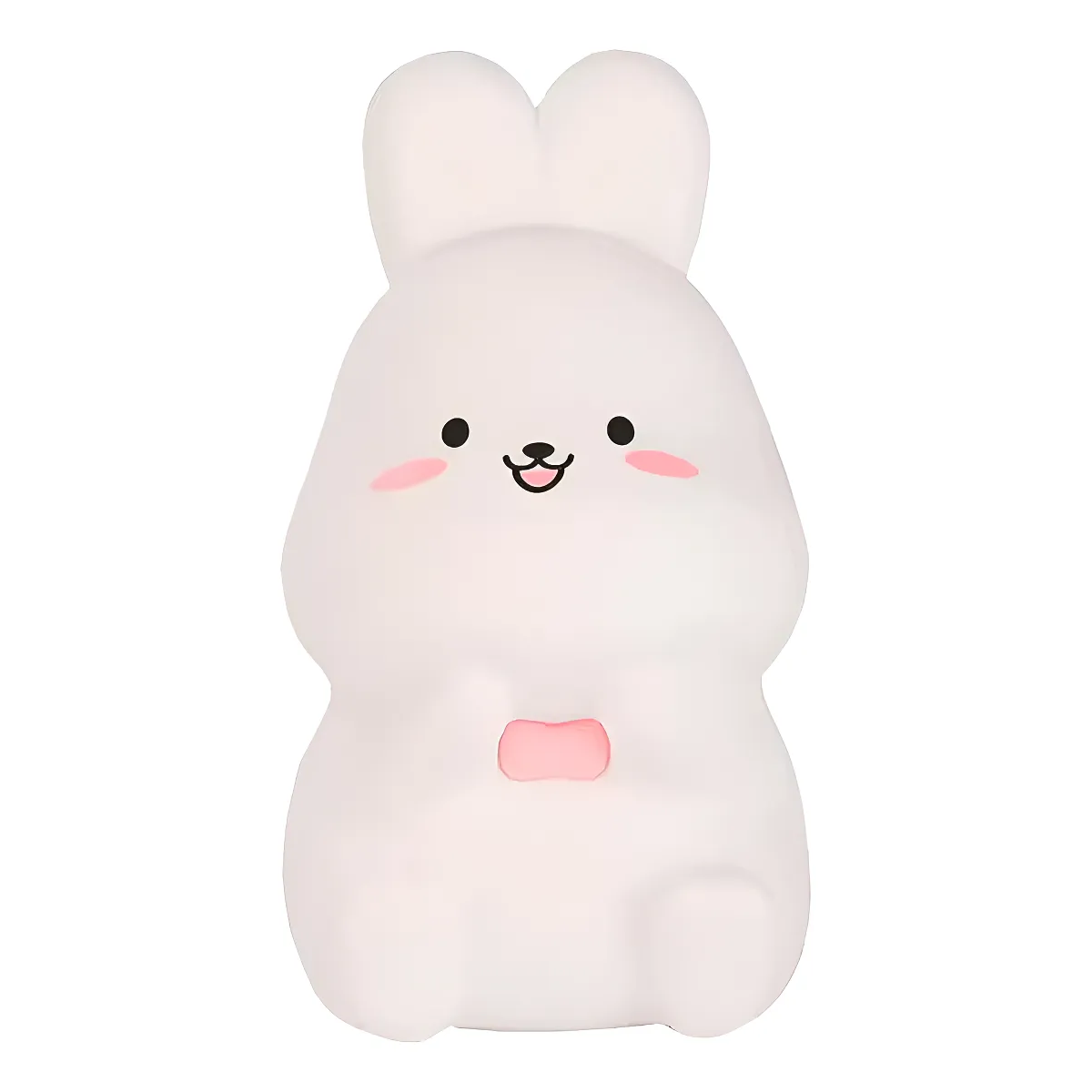Luminária coelhinho com luz noturna recarregável