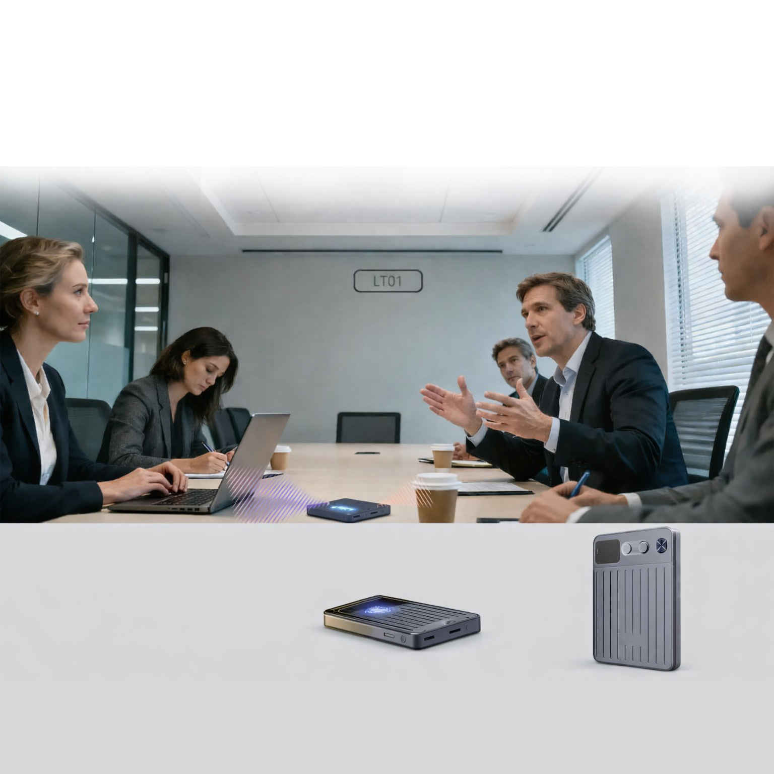 Gravador de Voz Inteligente Magsafe com IA de tradução Lenyes LT01 - Imagem 4