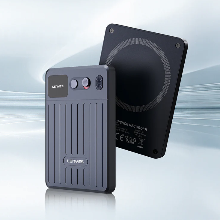 Gravador de Voz Inteligente Magsafe com IA de tradução Lenyes LT01 - Imagem 2