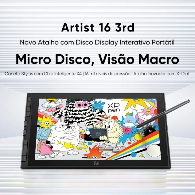 Display Interativo XPPen Artist 16 3rd - Imagem 5
