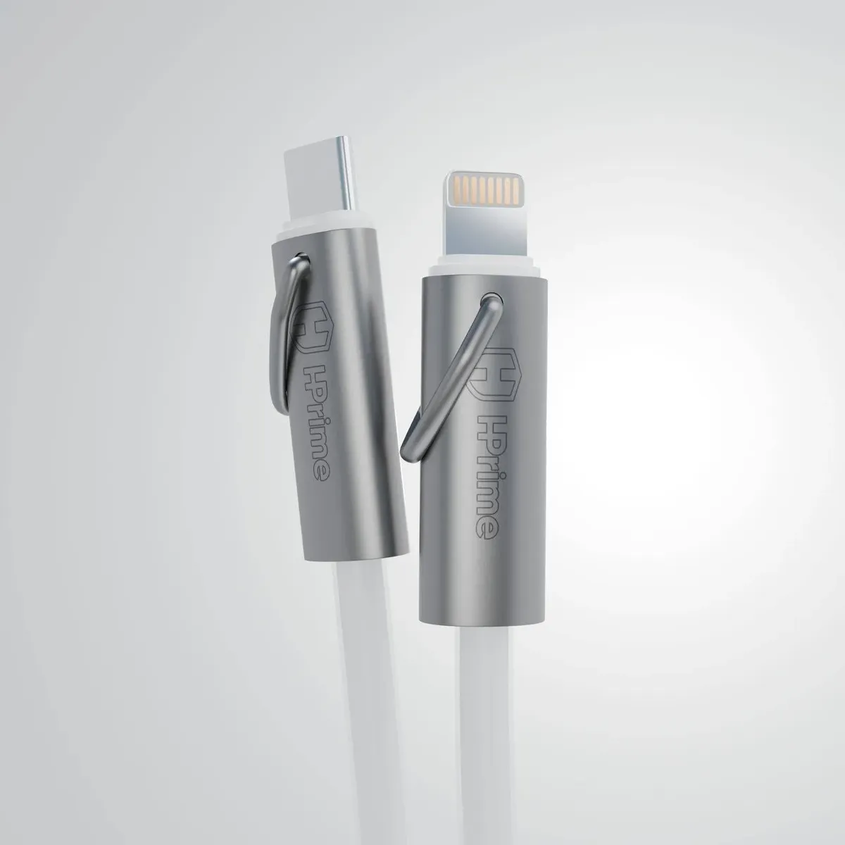 Cordão para celular Cabo USB Tipo C x lightning de mão Wearable Loop Charge Mini - Imagem 2